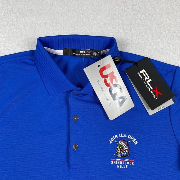 RLX Ralph Lauren Polo Shirt Womens Small USGA Golf US Open Shinnecock Hills New - Picture 3 of 14